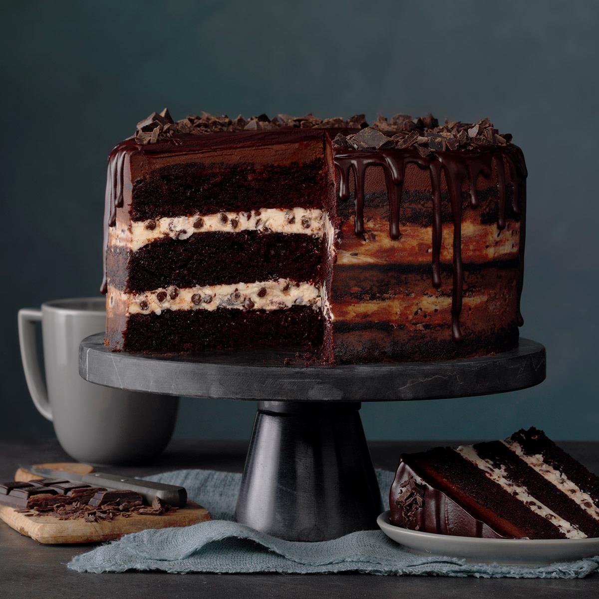 Chocolate ganache cake
